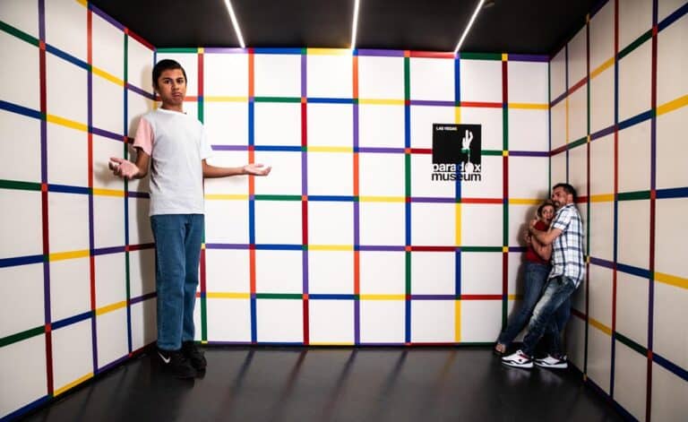 An illusion offered at Paradox Museum in Las Vegas.